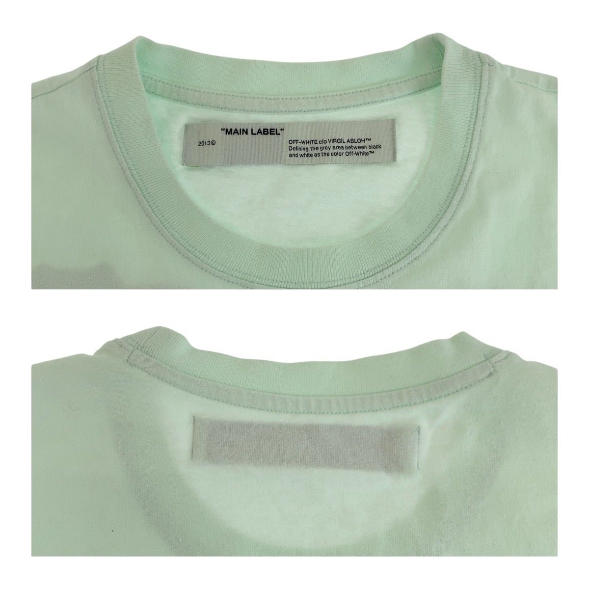 オフホワイト コットンTシャツ