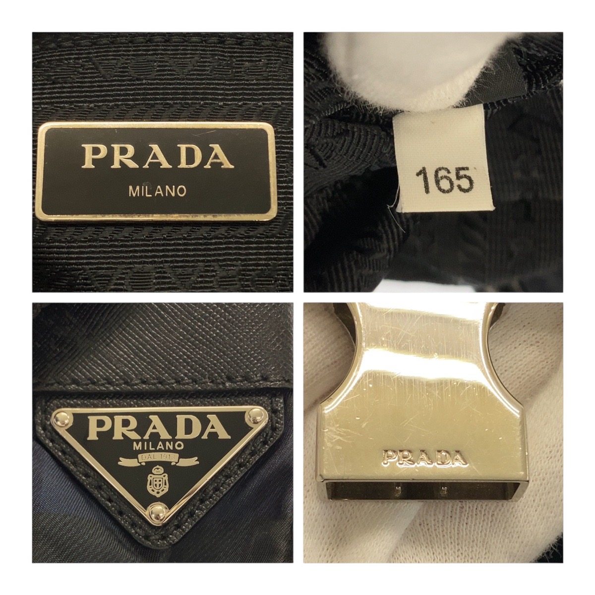 プラダ テスート ナイロンショルダーバッグ
