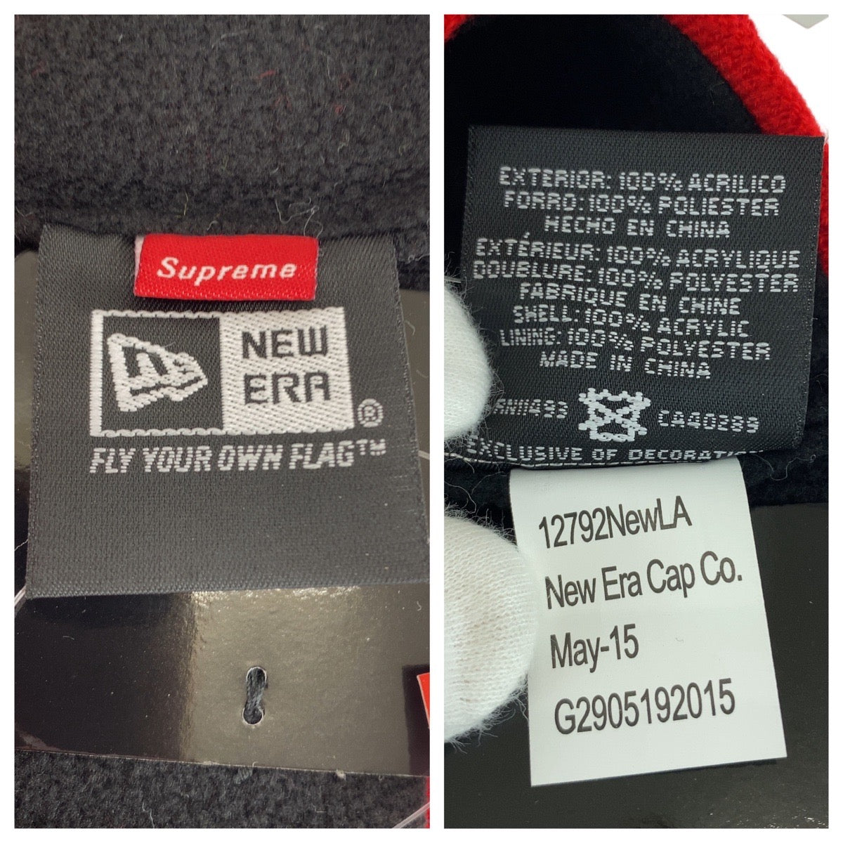 Supreme×New Era アクリル ポリエステル ヘッドバンド