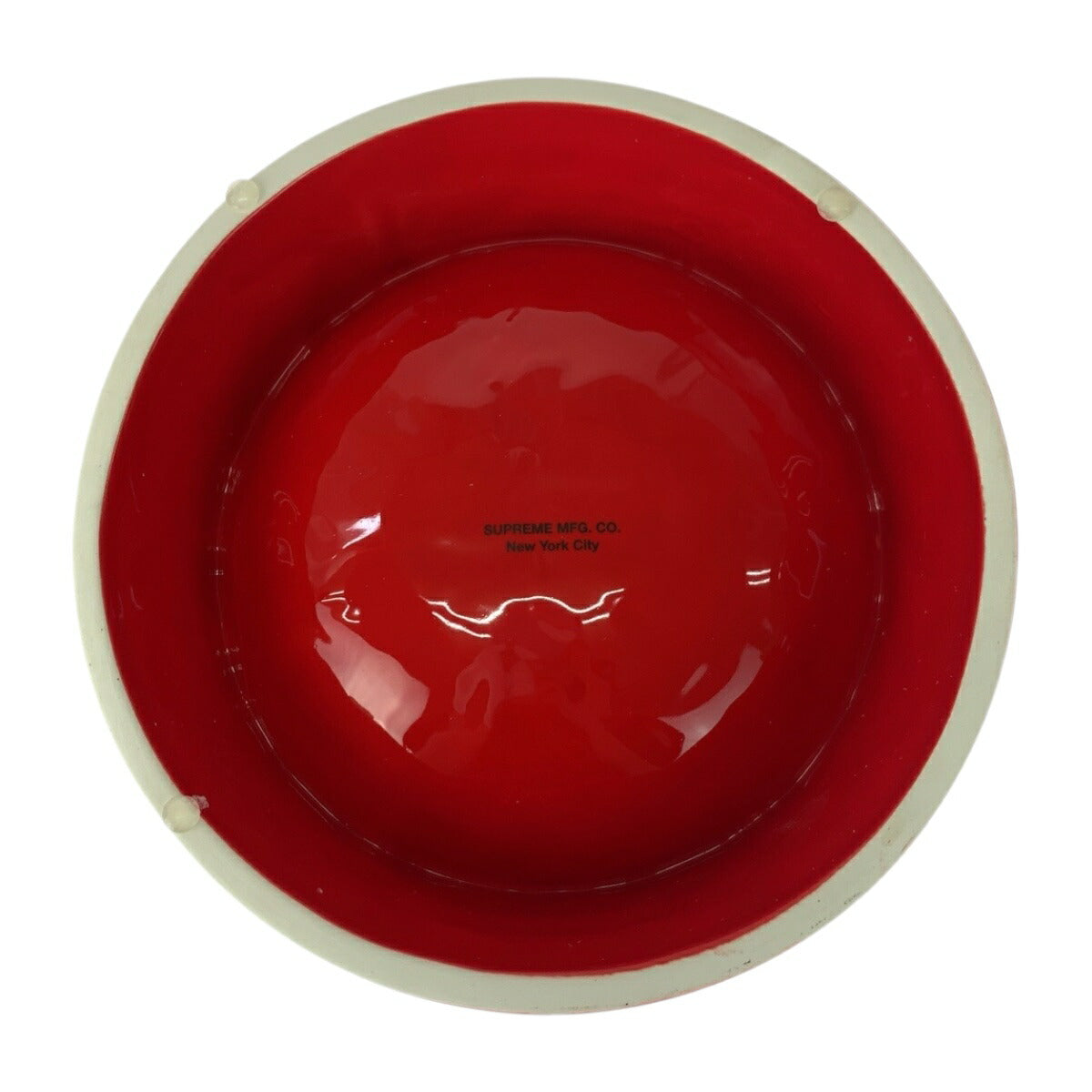 シュプリーム DIAMOND PLATE DOG BOWL セラミックドッグボウル