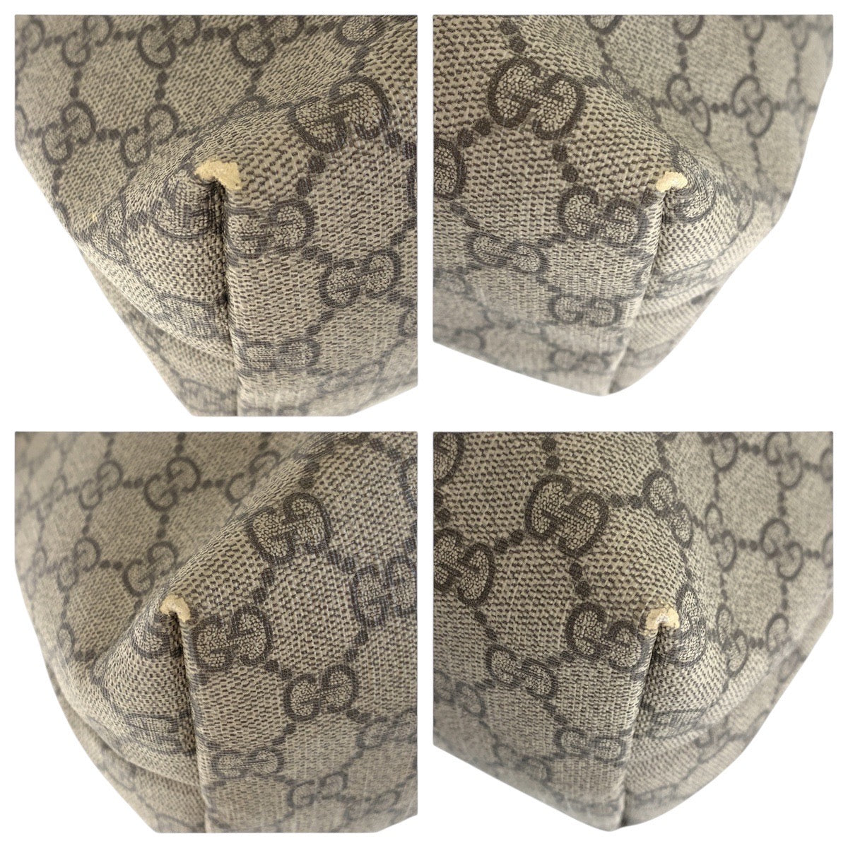 グッチ GGスプリームキャンバス レザー2wayバッグ