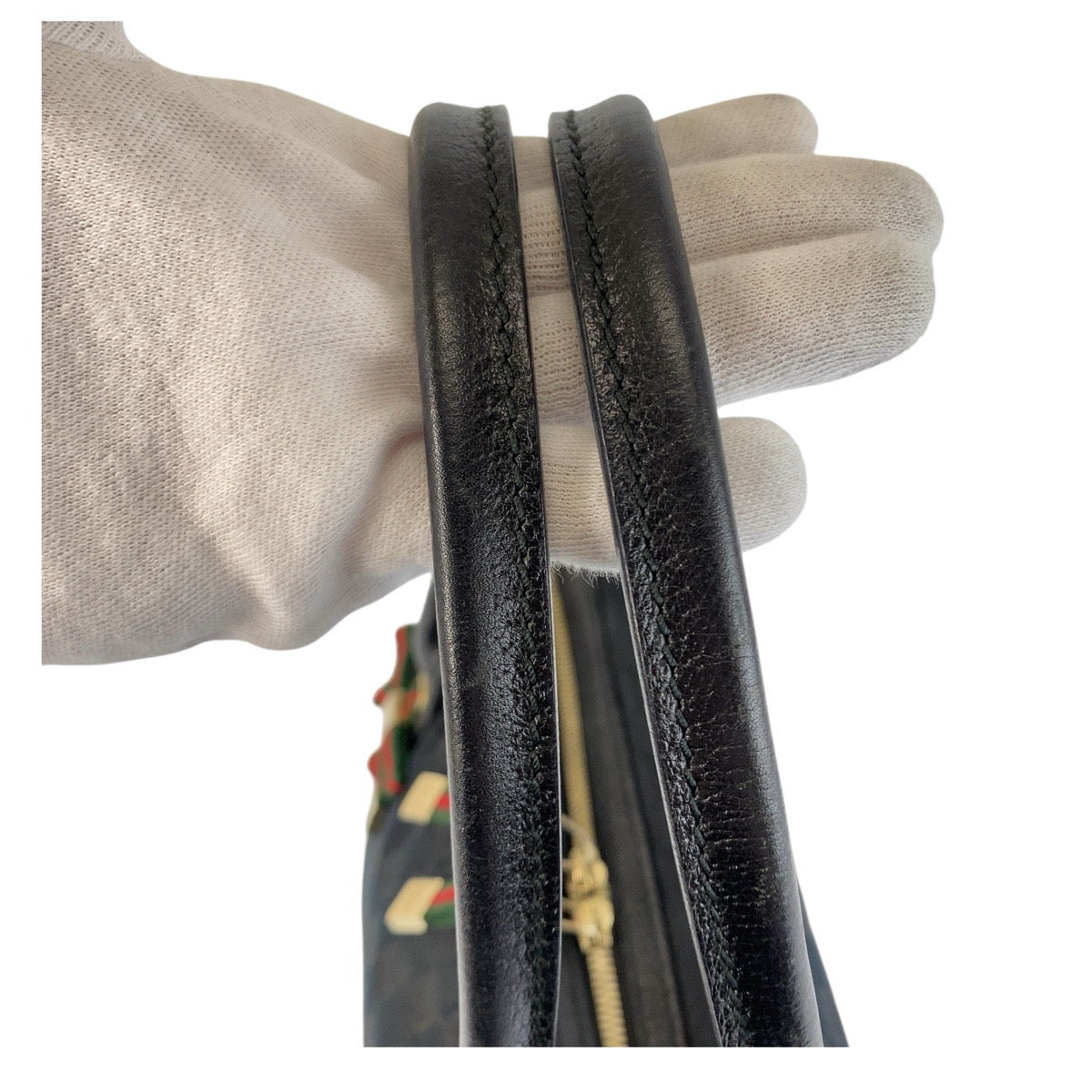 グッチ プリンシー GGキャンバス レザー ショルダーバッグ