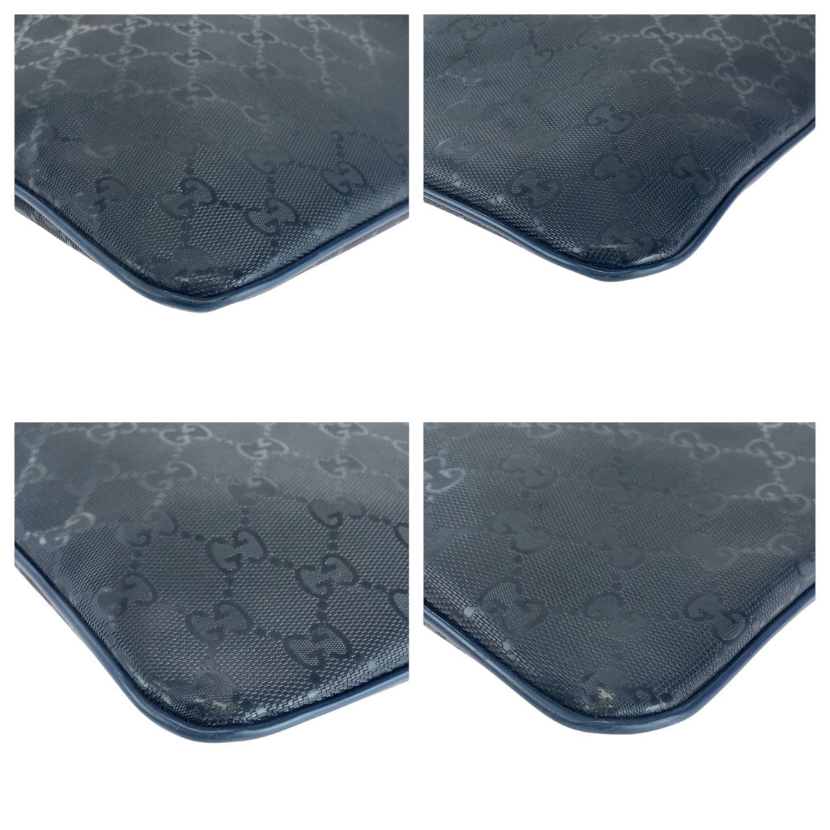 グッチ GGインプリメ GGキャンバス レザー ショルダーバッグ