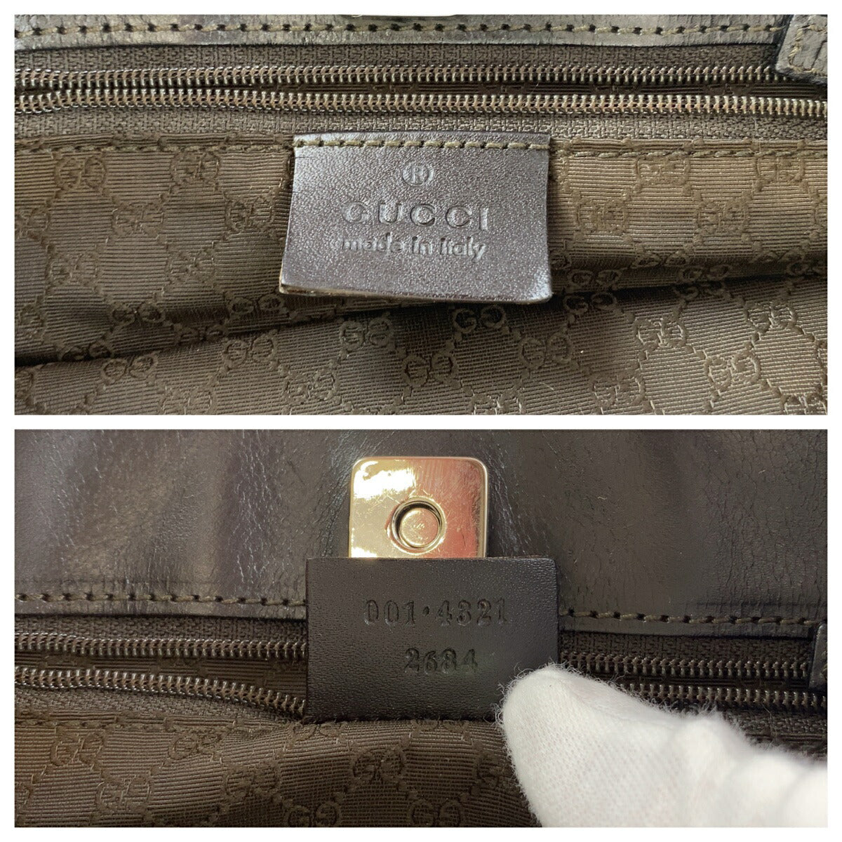 グッチ シェリーライン キャンバス 2wayバッグ