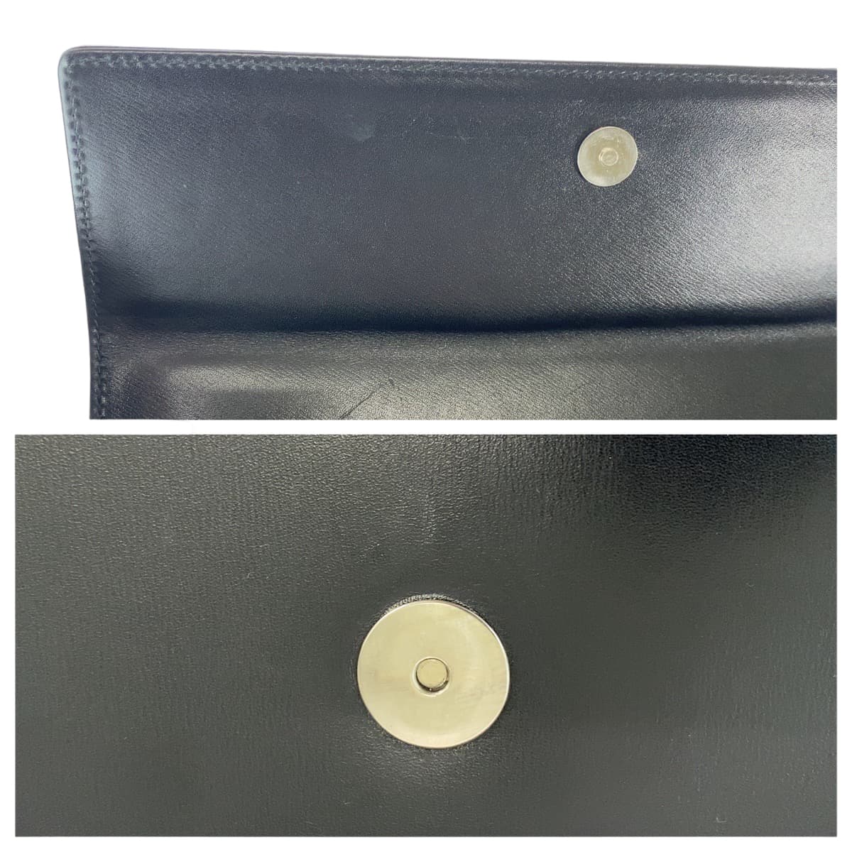 サルヴァトーレ フェラガモ ヴァラ レザー ショルダーバッグ