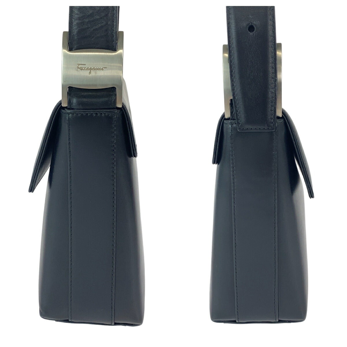 サルヴァトーレ フェラガモ ヴァラ レザー ショルダーバッグ