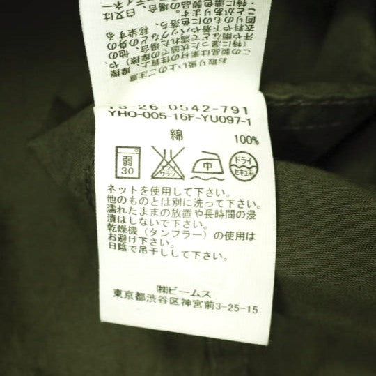 BEAMS BOY オリーブ ミリタリー シャツ ドレス