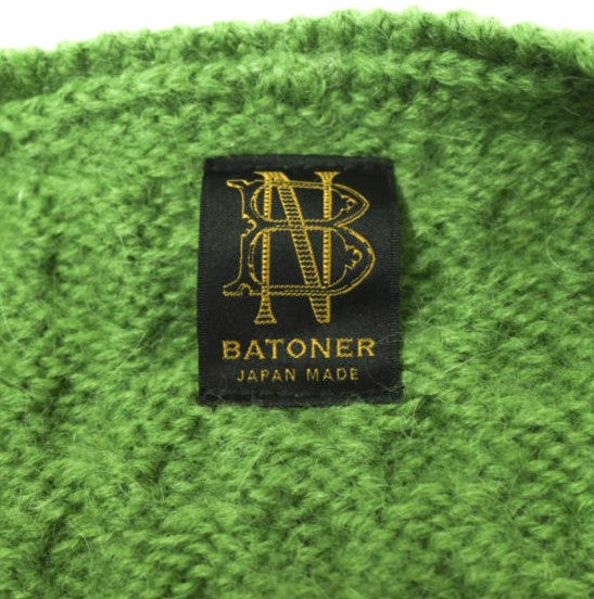 BATONER x BEAMS ウール アルパカ カーディガン BN-19FL-042