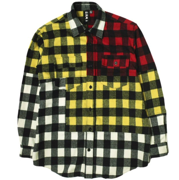 リアムホッジス PATCH WORK FLANNEL シャツ
