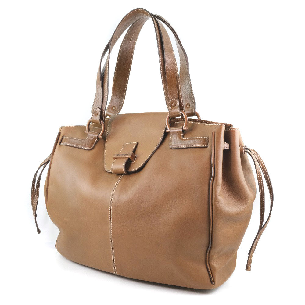 サルヴァトーレ フェラガモ レザー ハンドバッグ 21-6391