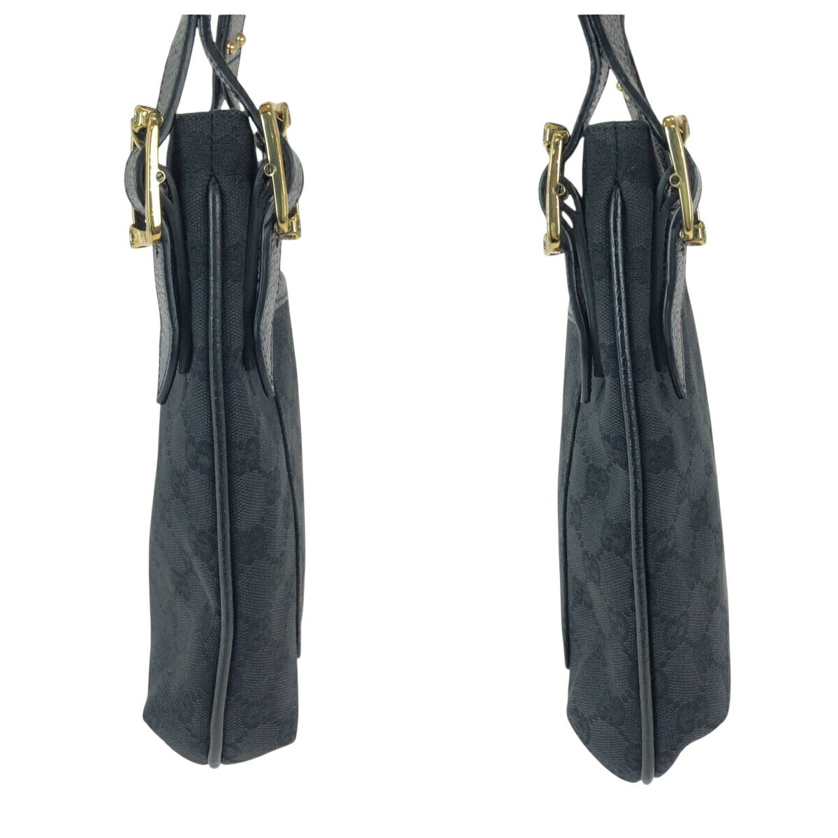 グッチ GGキャンバス レザー ショルダーバッグ