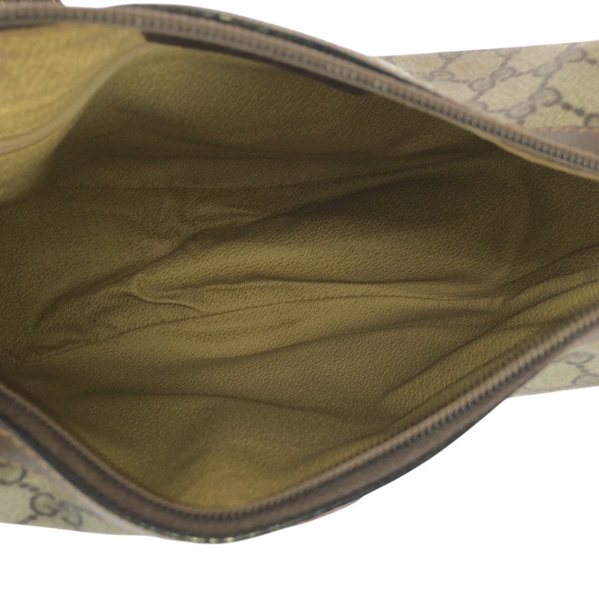 グッチ GGスプリームキャンバス レザー ショルダーバッグ