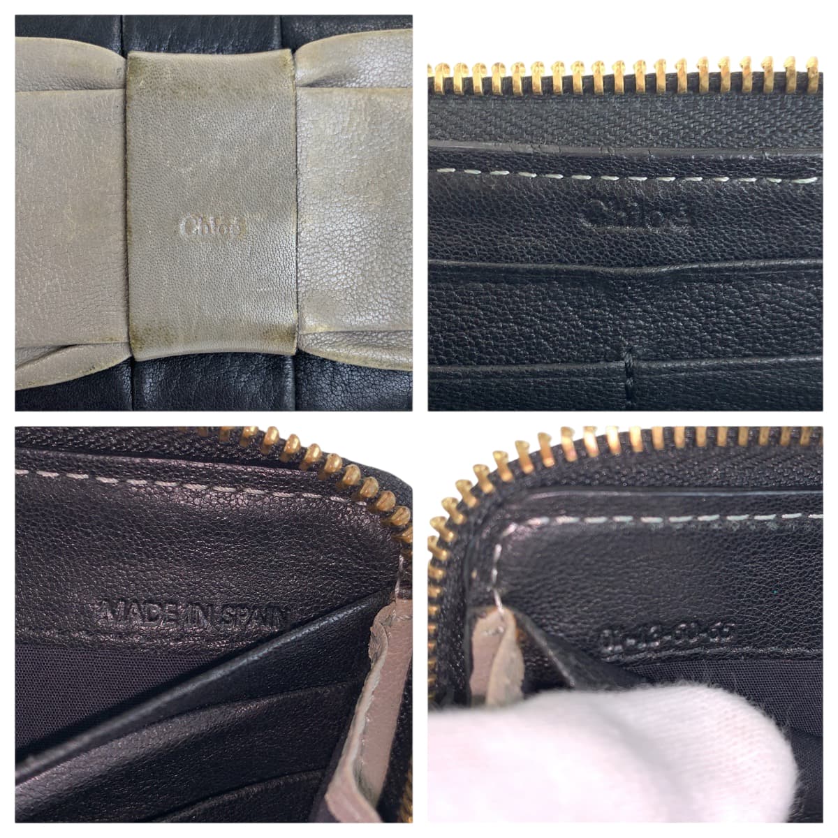 クロエ ジューン レザー長財布