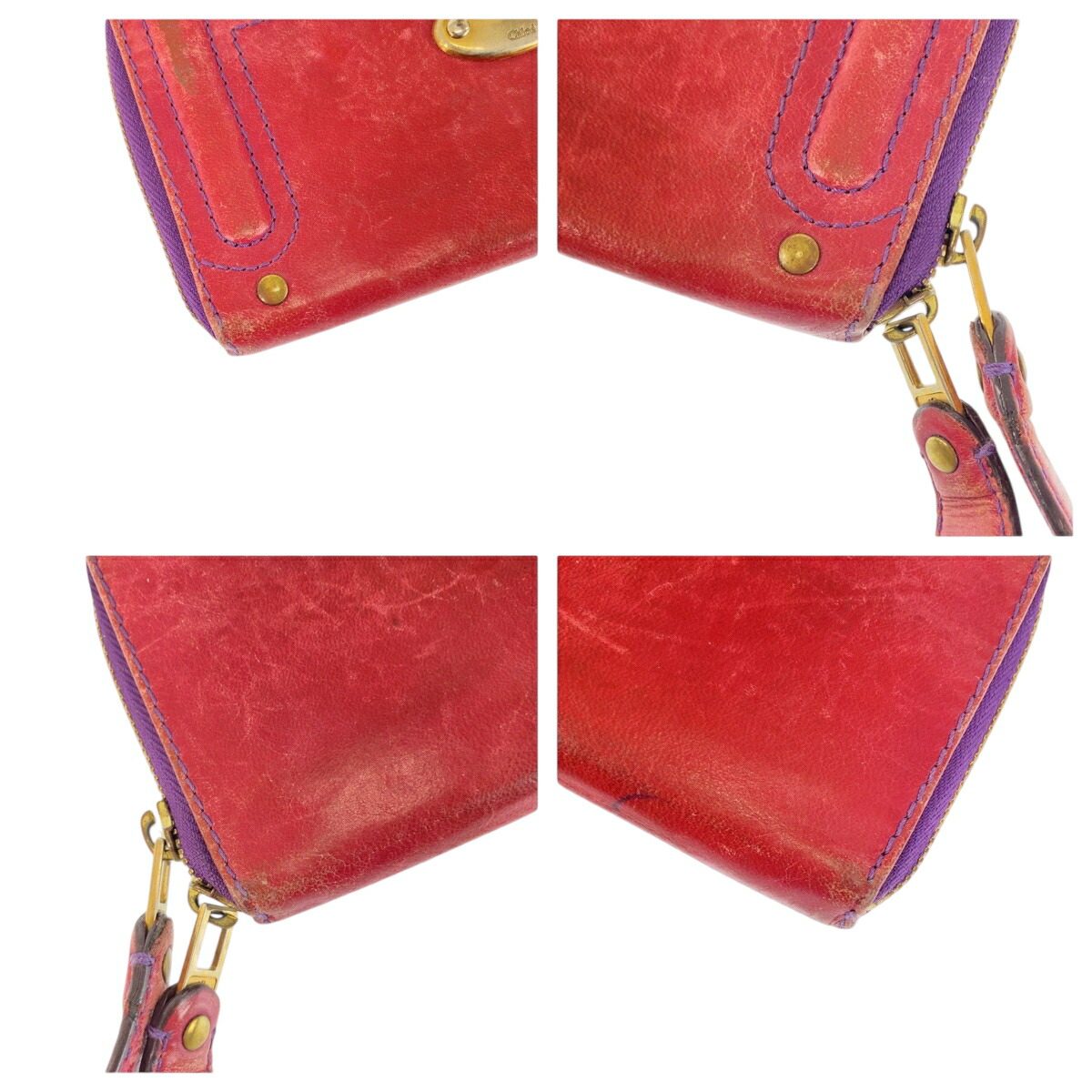クロエ レザー長財布