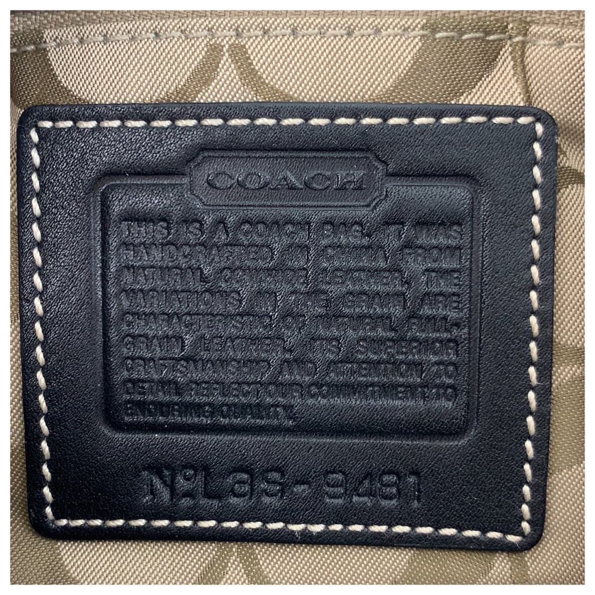 コーチ ソーホー スモールダッフル レザー ショルダーバッグ