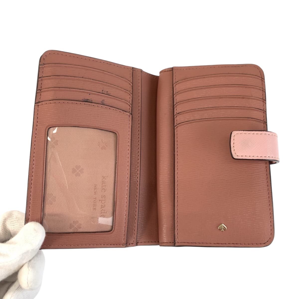 ケイトスペード レザー二つ折り財布