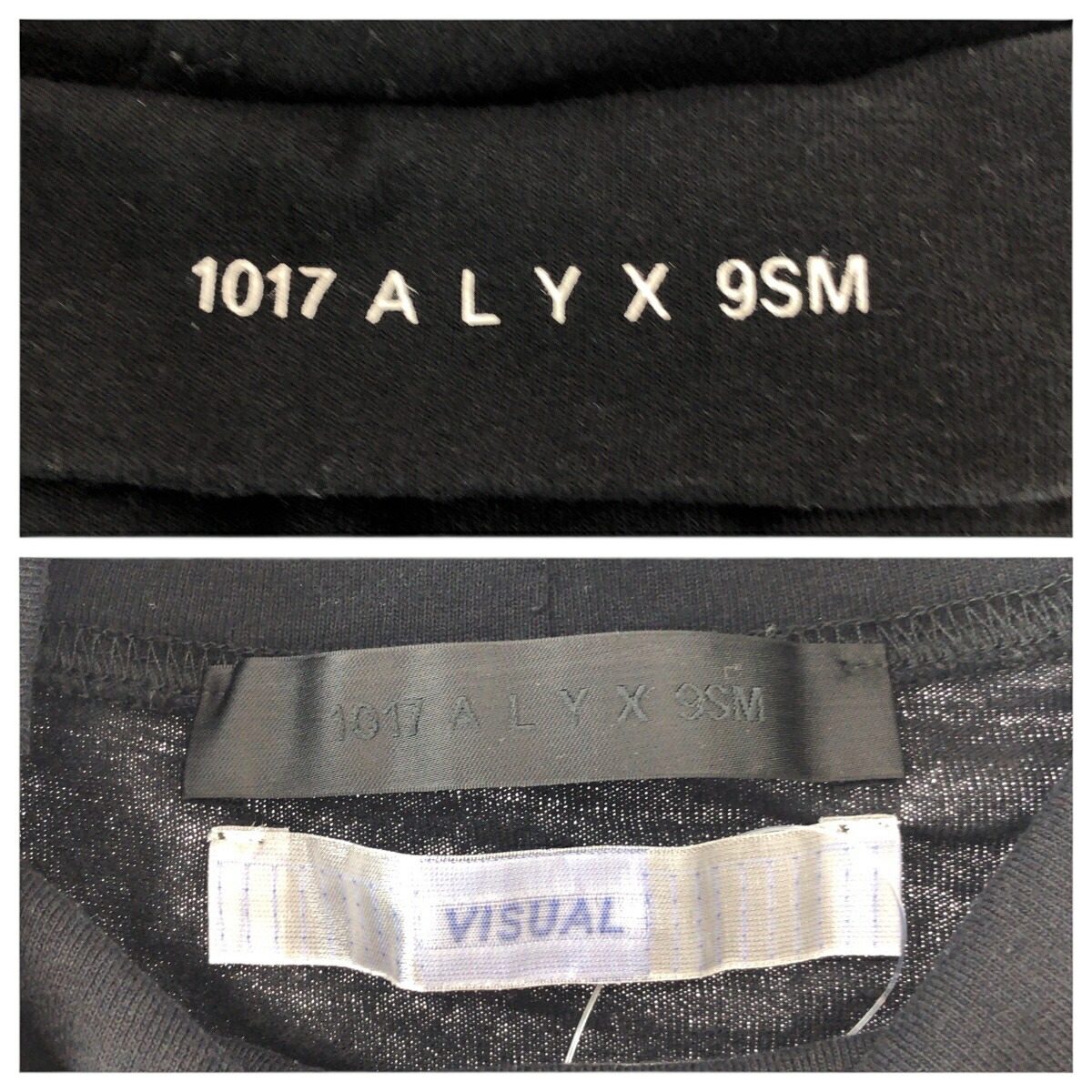 1017 ALYX 9SM コットンポリエステル長袖タートルネックTシャツ