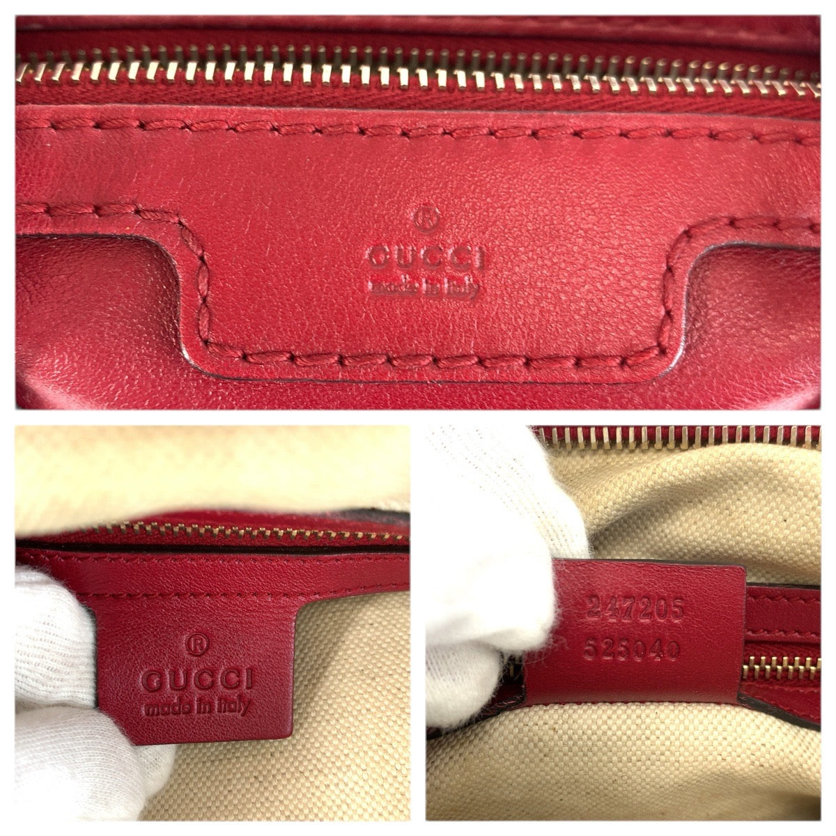 グッチ マイクログッチシマ レザー2wayバッグ