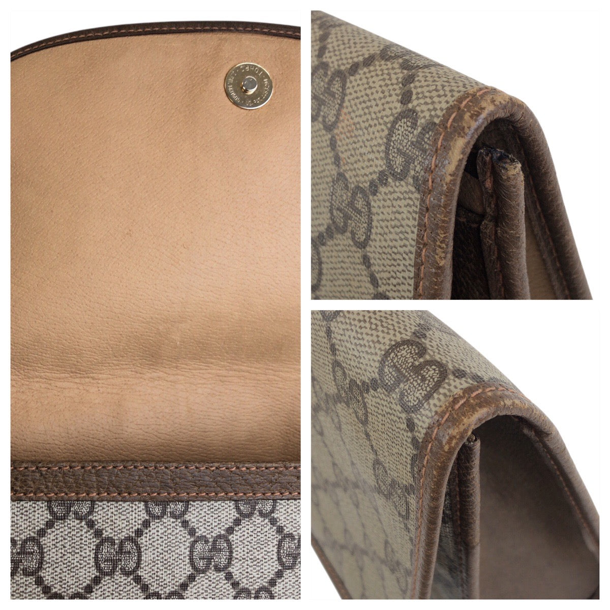 グッチ GGスプリームキャンバス クラッチバッグ