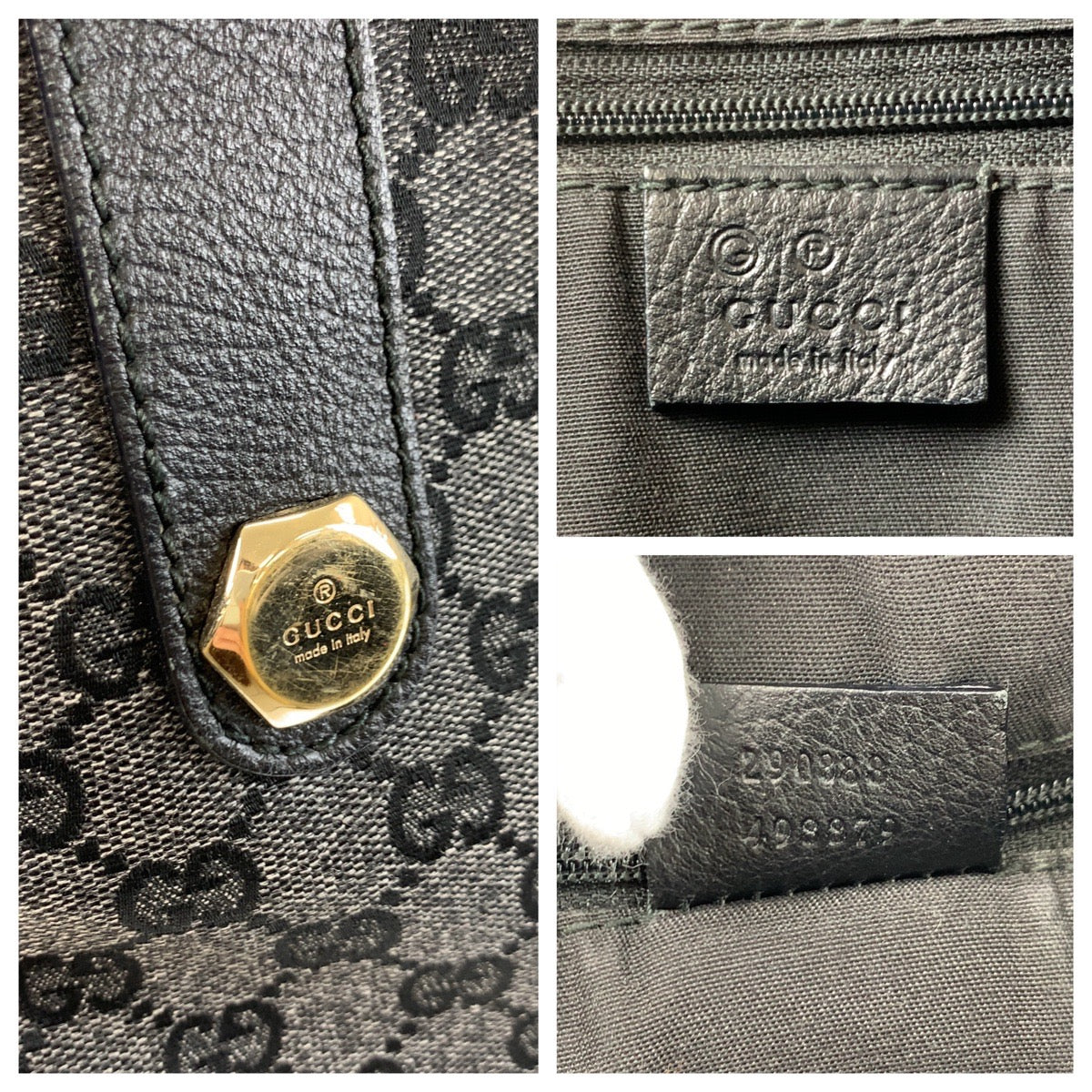 グッチ GGキャンバス レザー2wayバッグ
