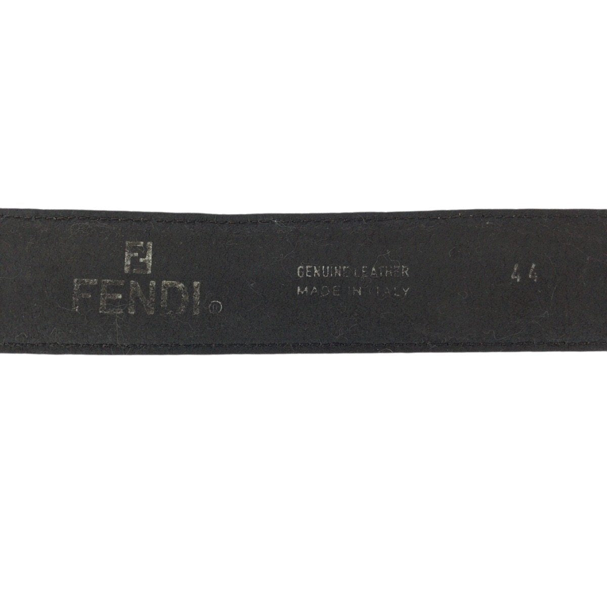 フェンディ ズッカ FFロゴ キャンバスレザーベルト