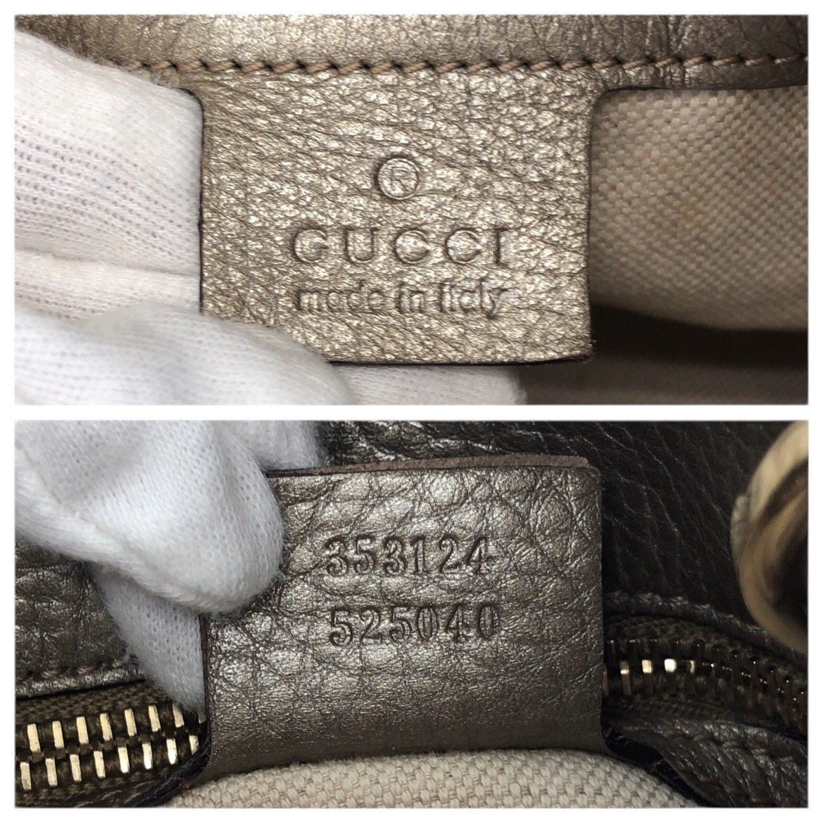 グッチ バンブーショッパー レザー2wayバッグ