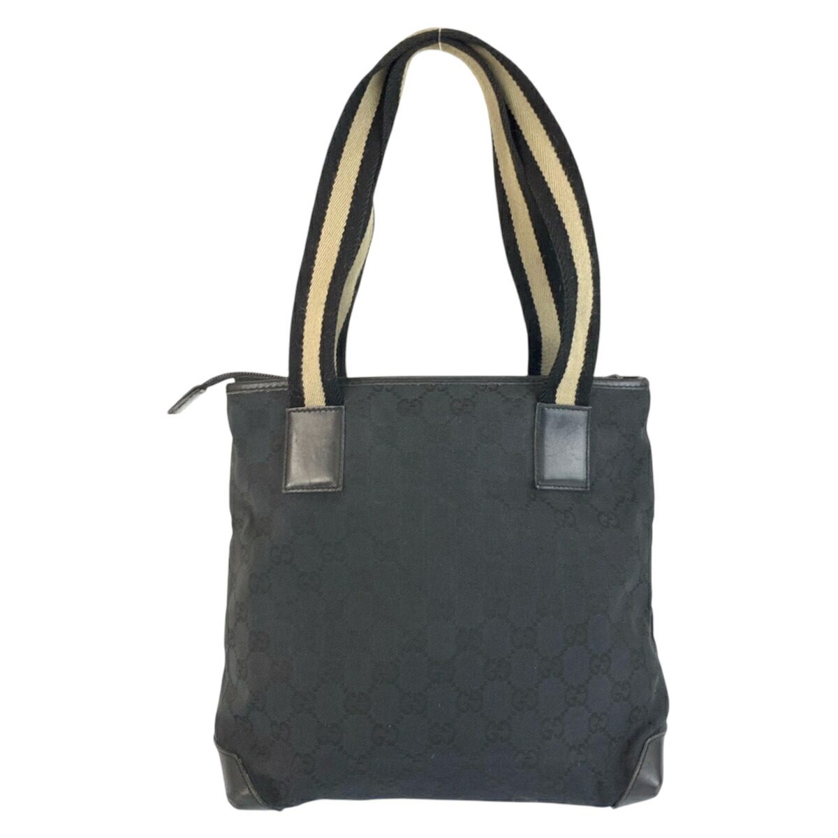 グッチ GGキャンバス レザー トートバッグ