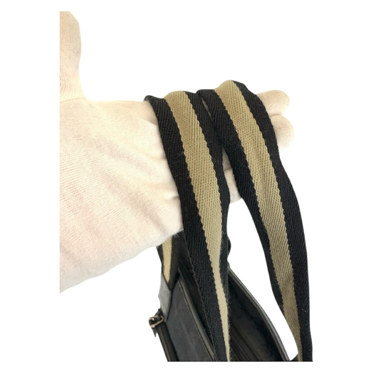 グッチ GGキャンバス レザー トートバッグ