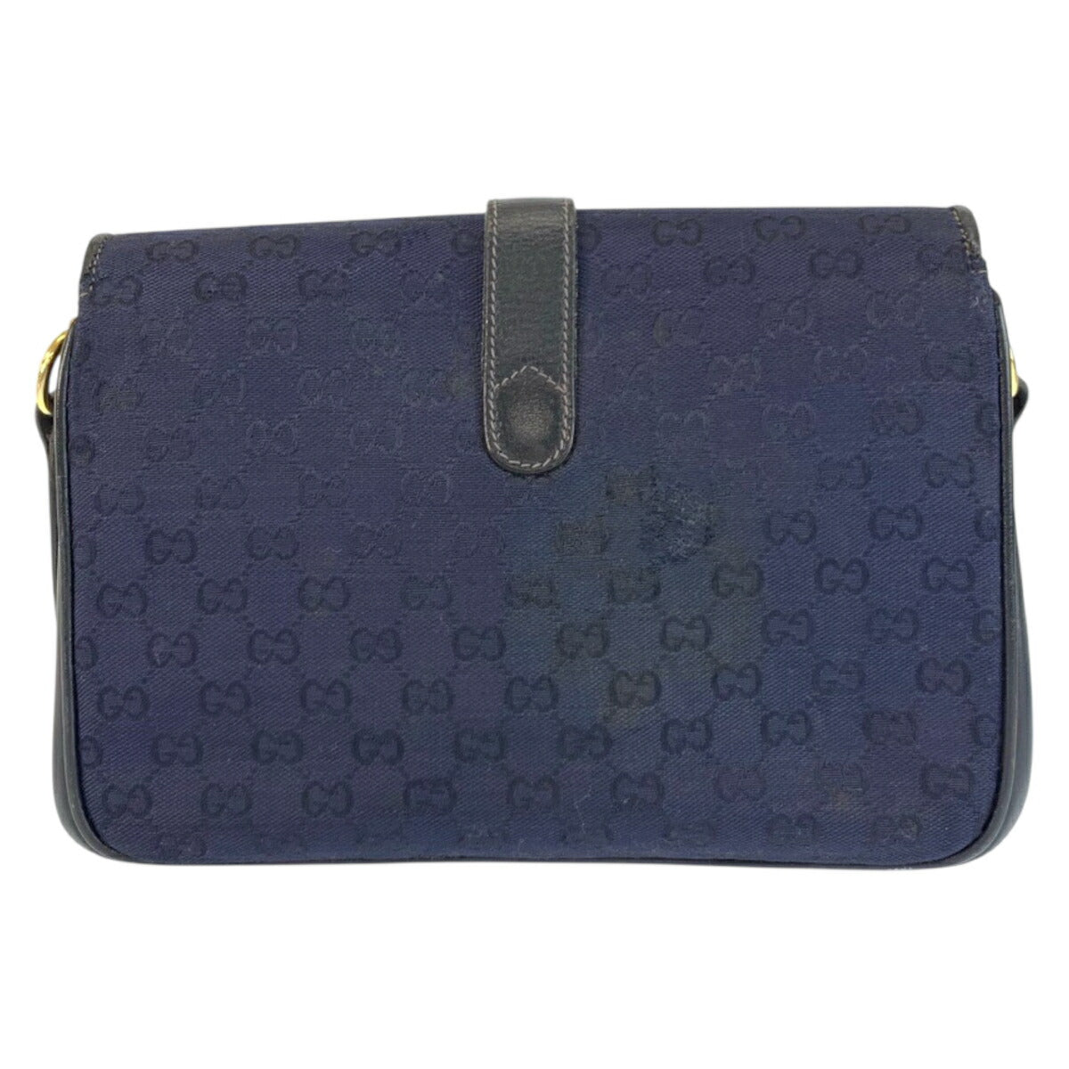 グッチ GGキャンバス レザー ショルダーバッグ