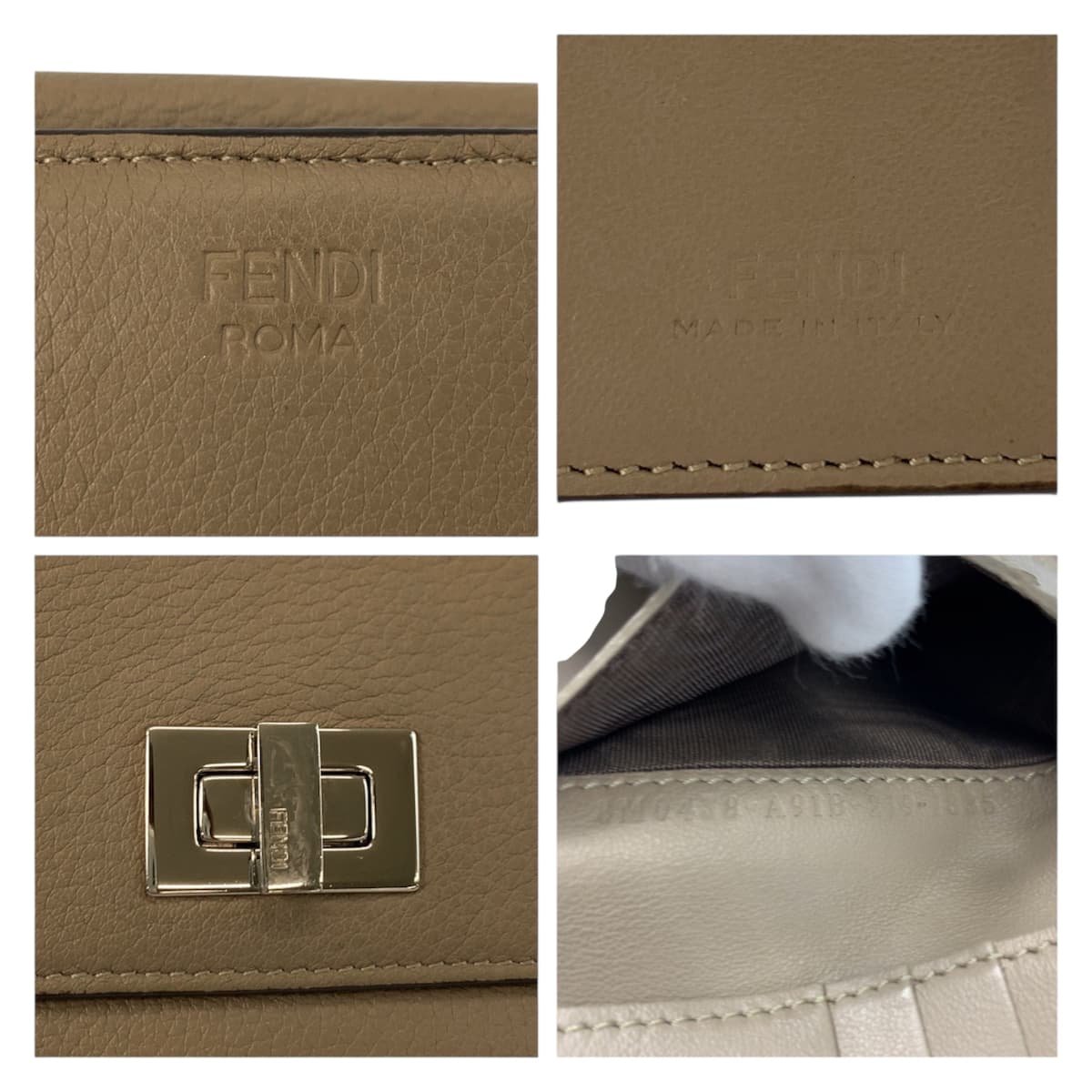 フェンディ ピーカブー セレリア レザー財布