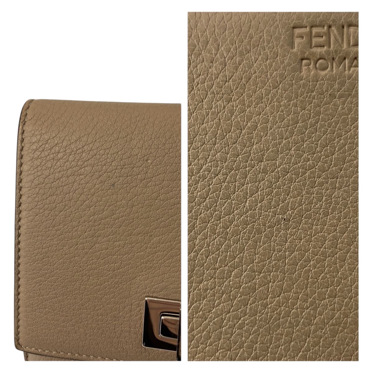 フェンディ ピーカブー セレリア レザー財布