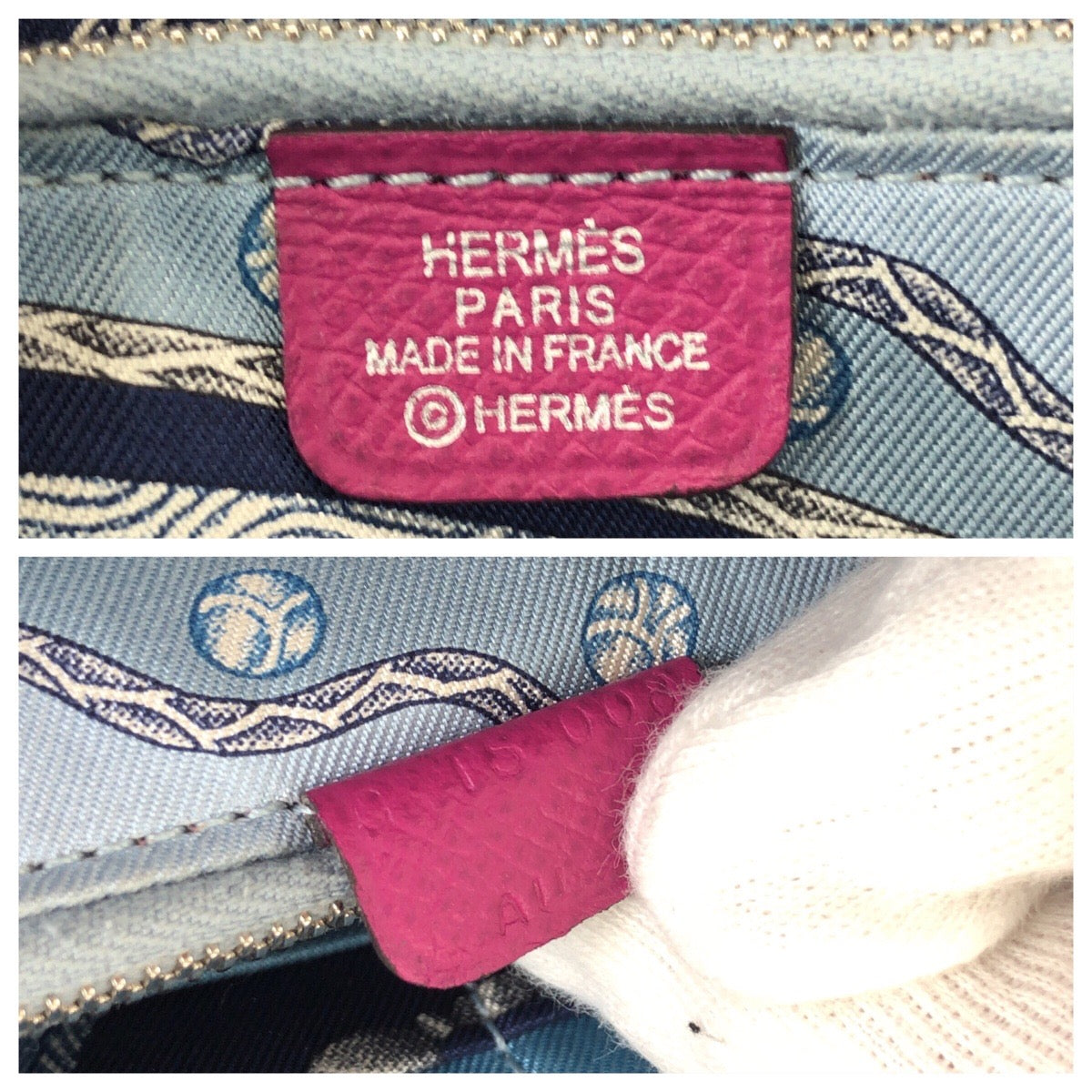 エルメス アザップロング シルクイン ヴォーエプソン 長財布