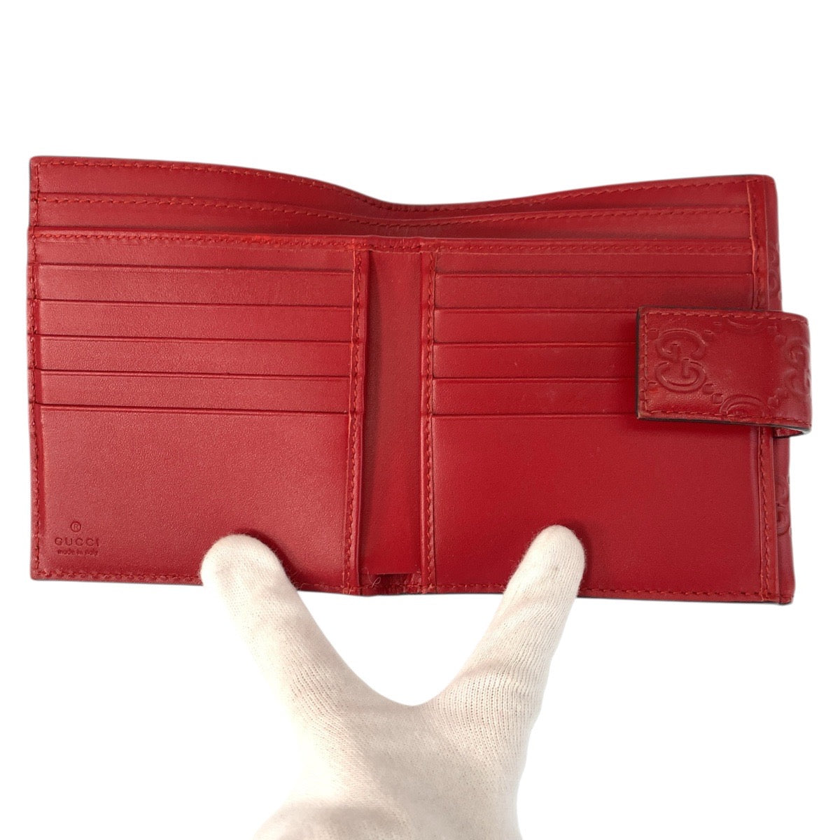 グッチ グッチシマ レザー折り財布