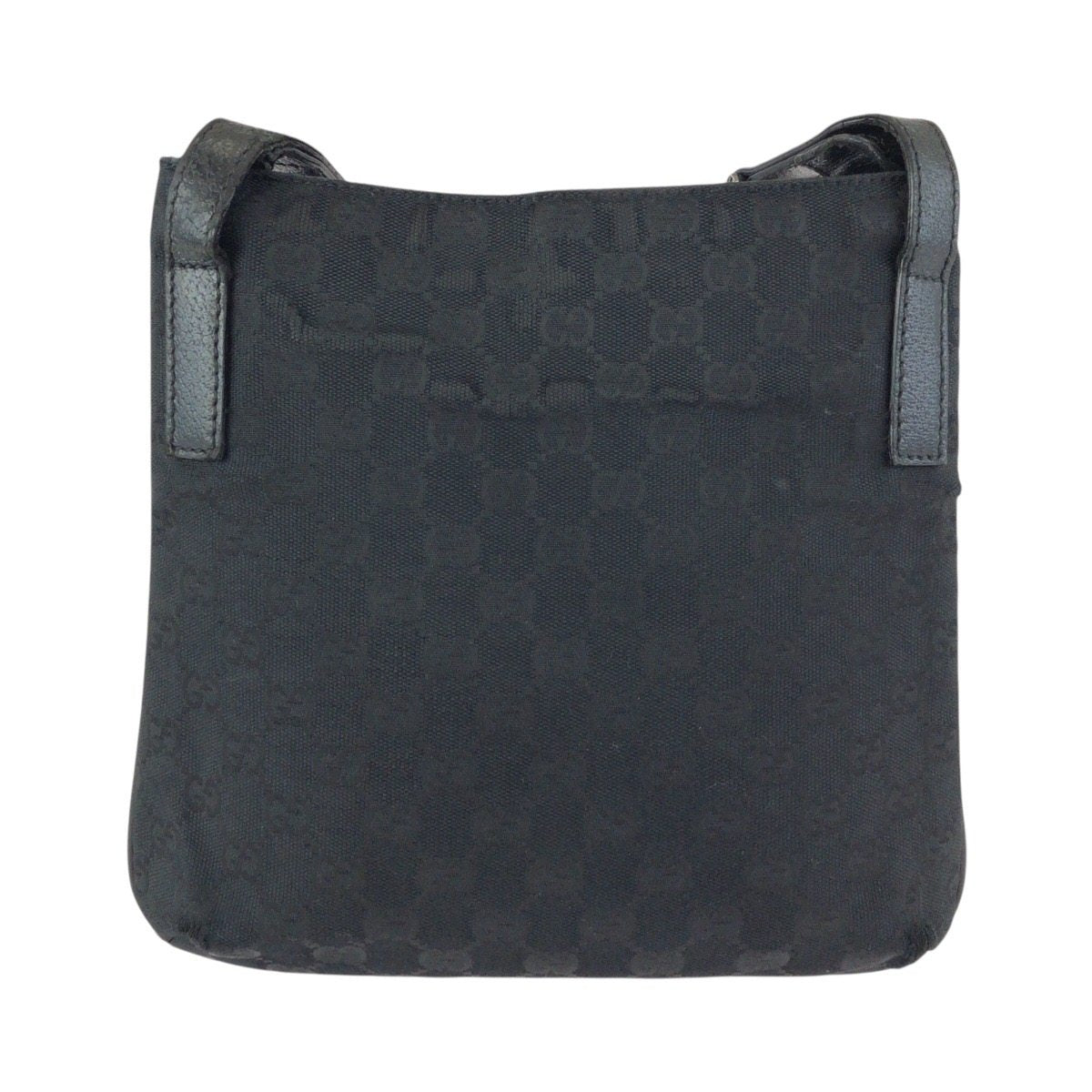 グッチ GGキャンバス レザー ショルダーバッグ