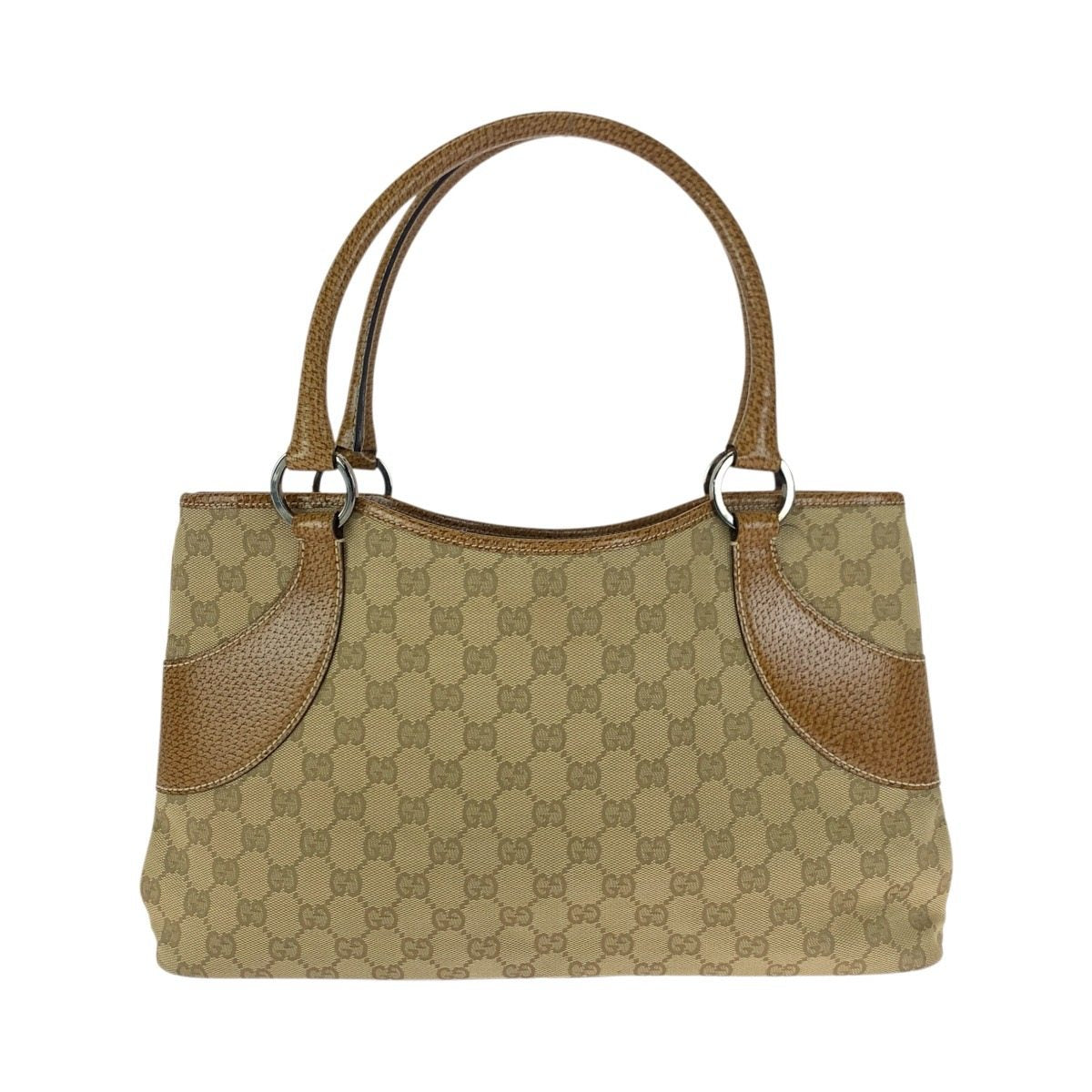 グッチ GGキャンバス レザー 2wayショルダートート