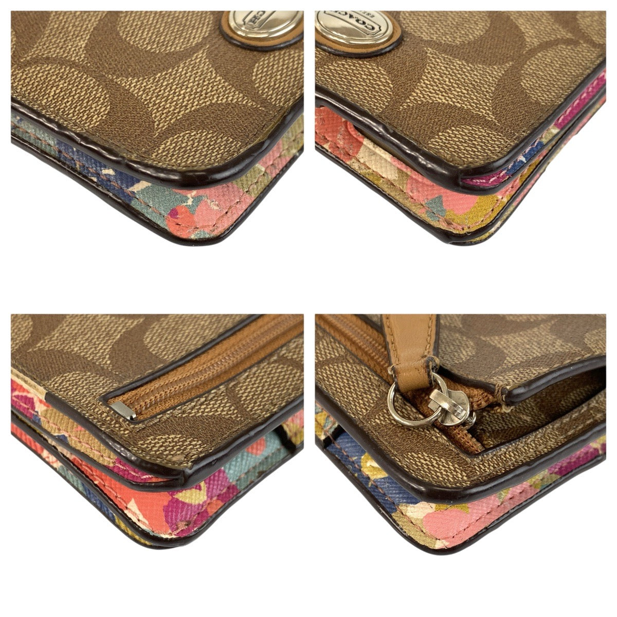 コーチ PVC折り財布