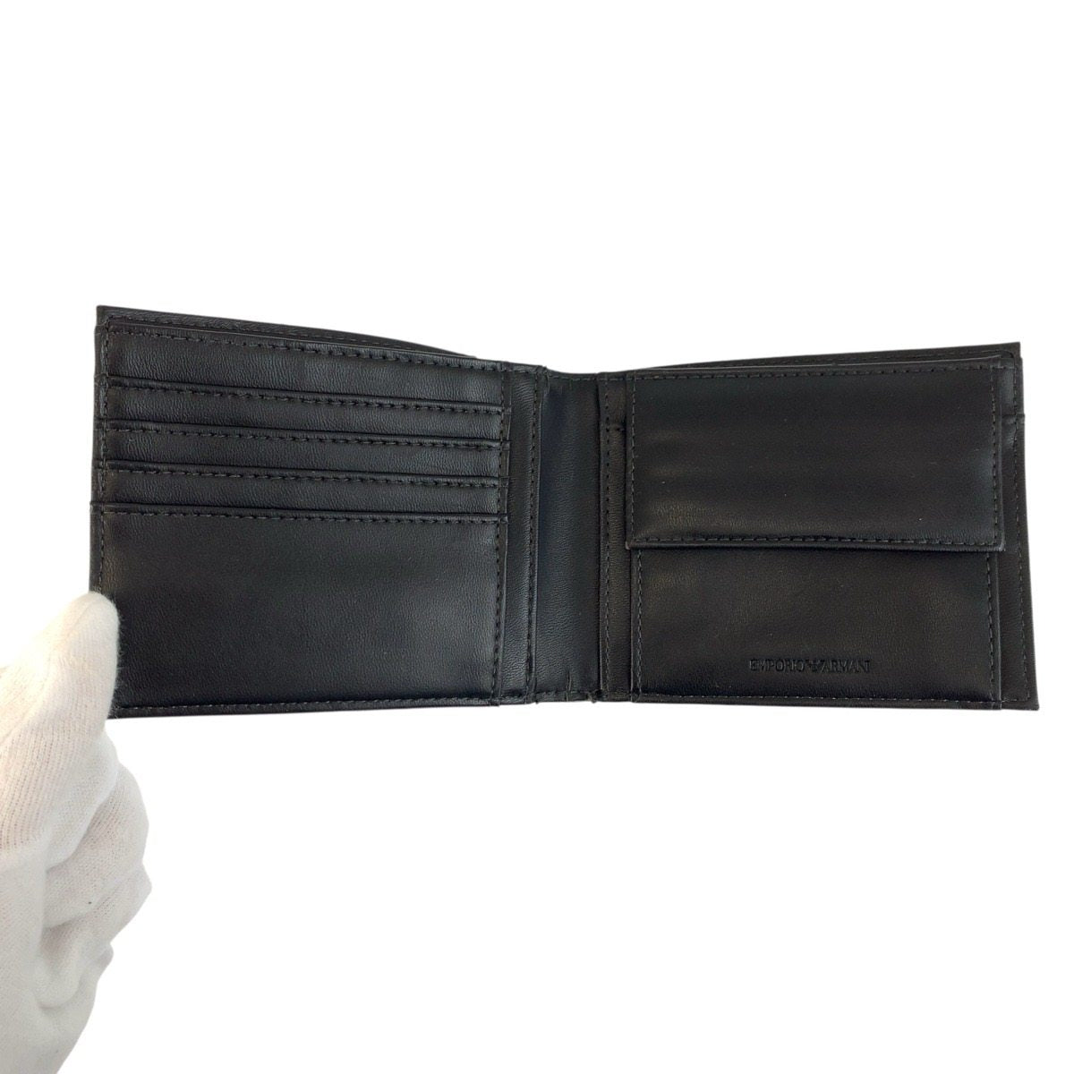 エンポリオアルマーニ レザー二つ折り財布