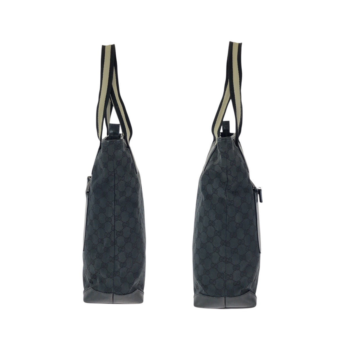 グッチ GGキャンバス レザートートバッグ