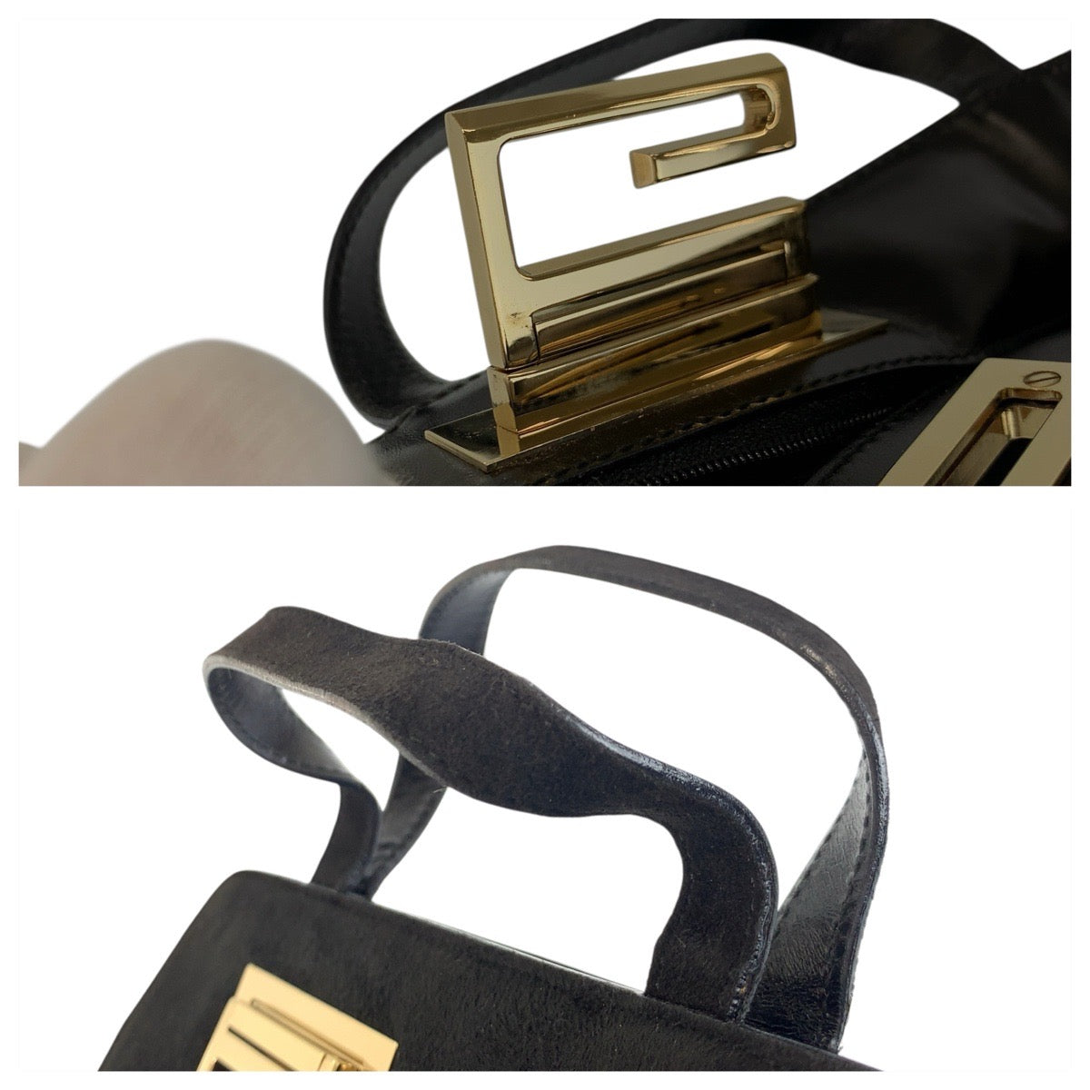 グッチ スエード ハンドバッグ