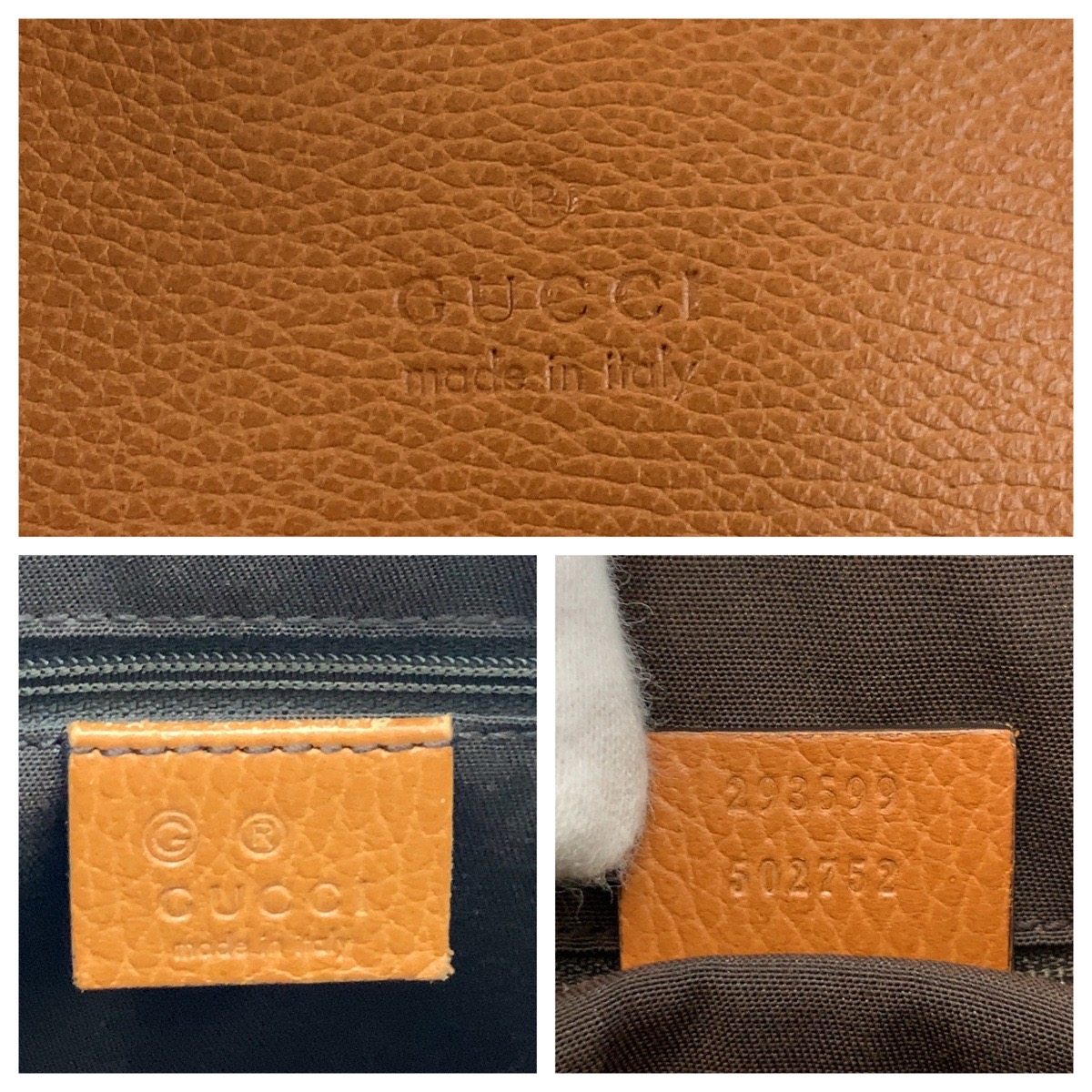 グッチ レザー2wayトートバッグ