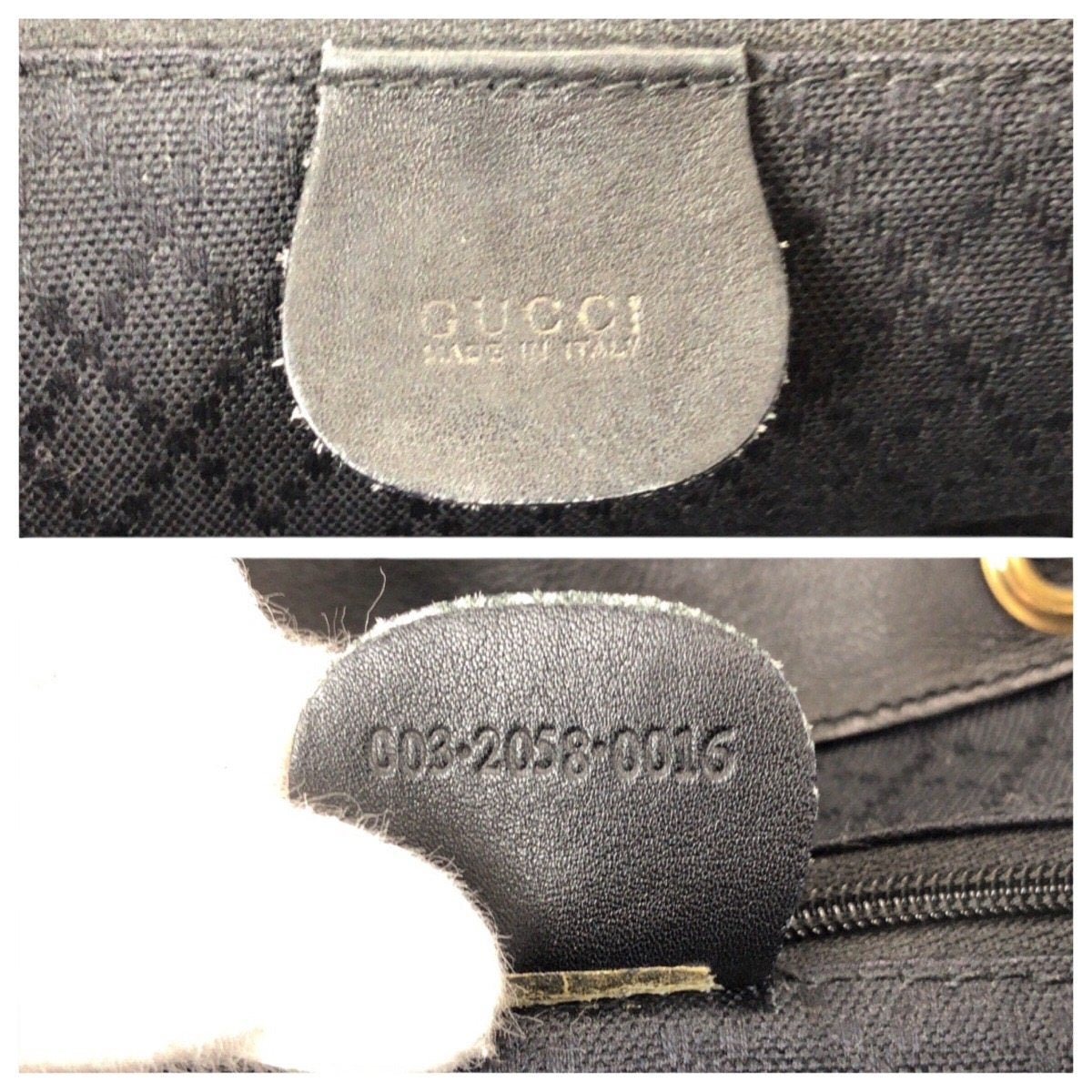 グッチ バンブー レザー リュックサック