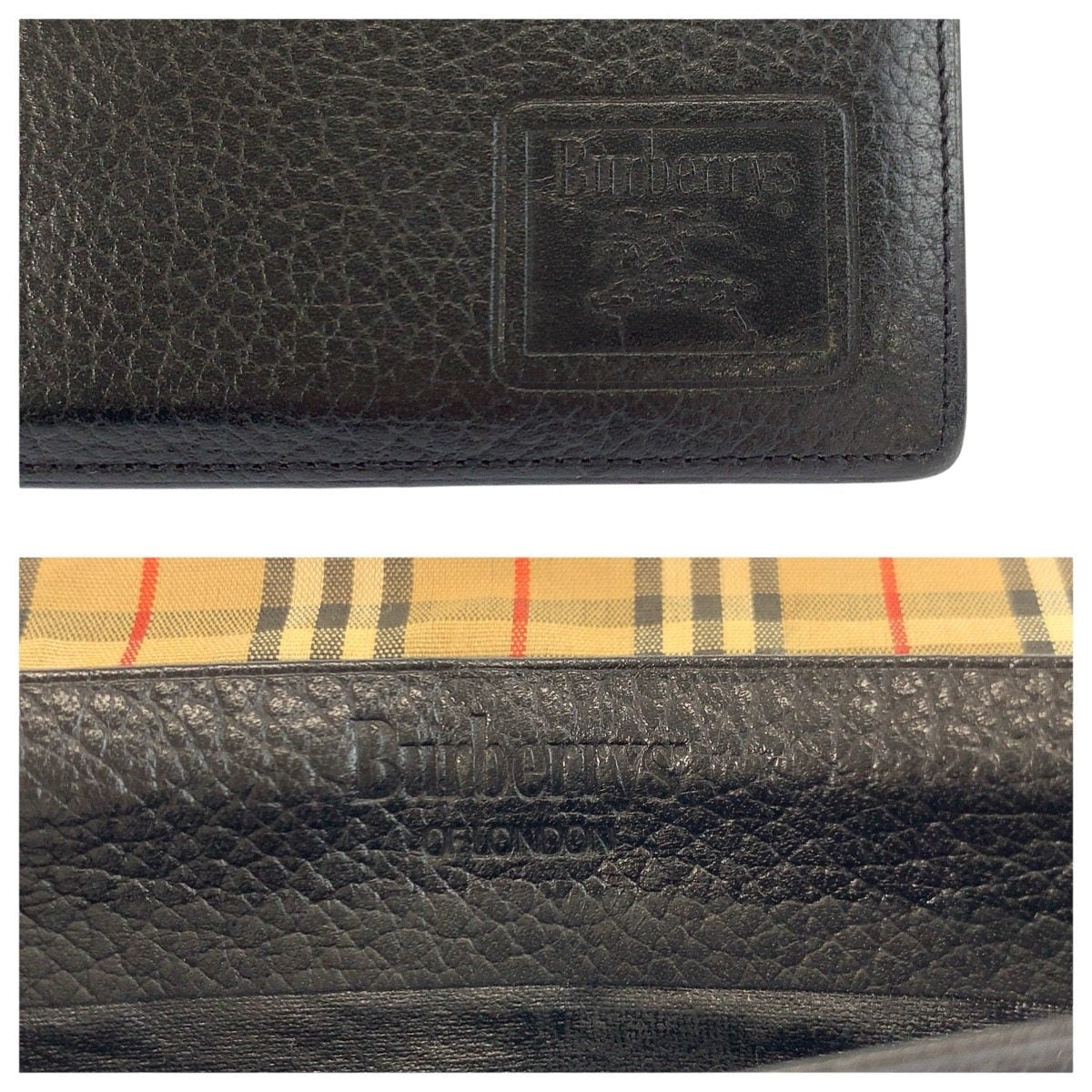 バーバリーズ レザー長財布