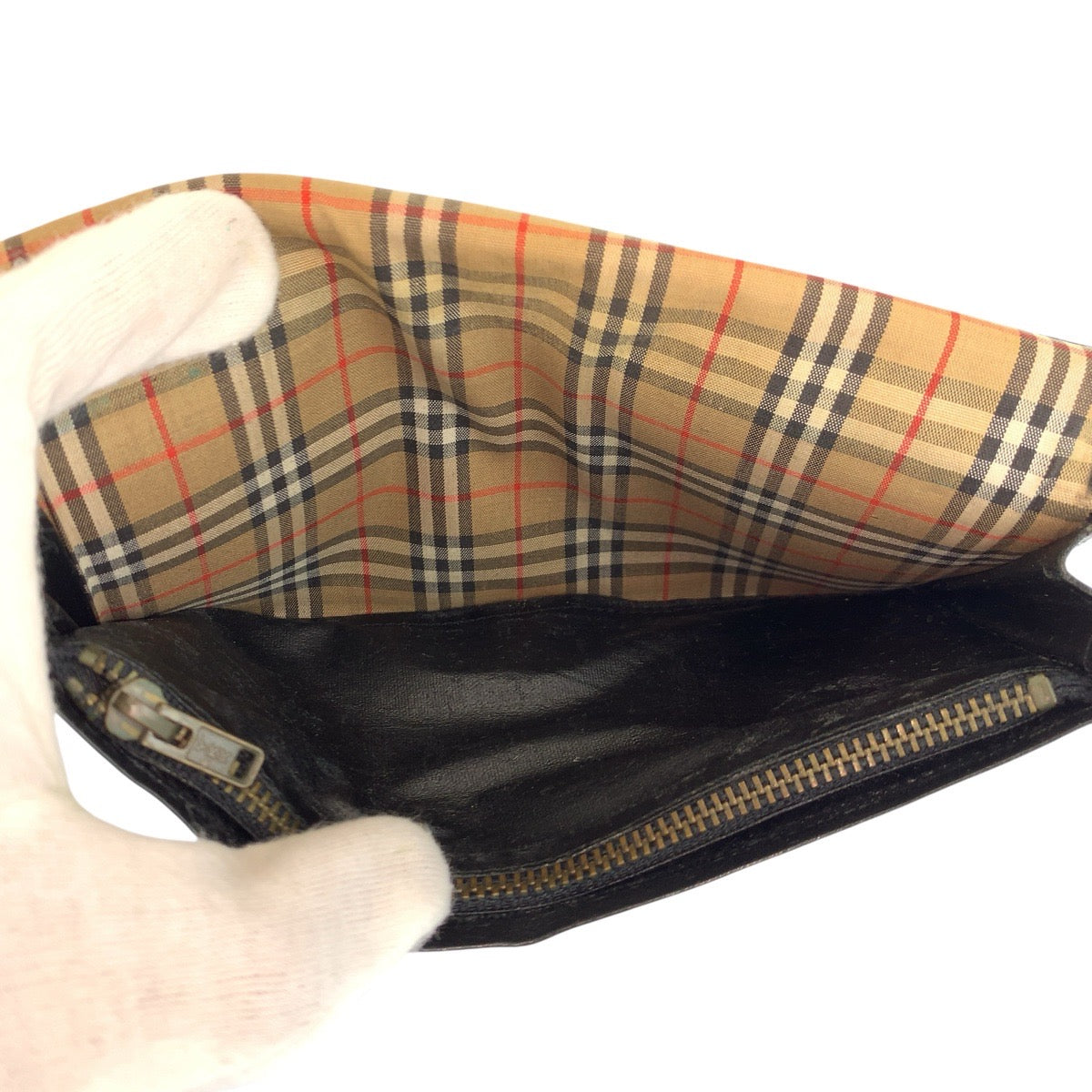 バーバリーズ レザー長財布
