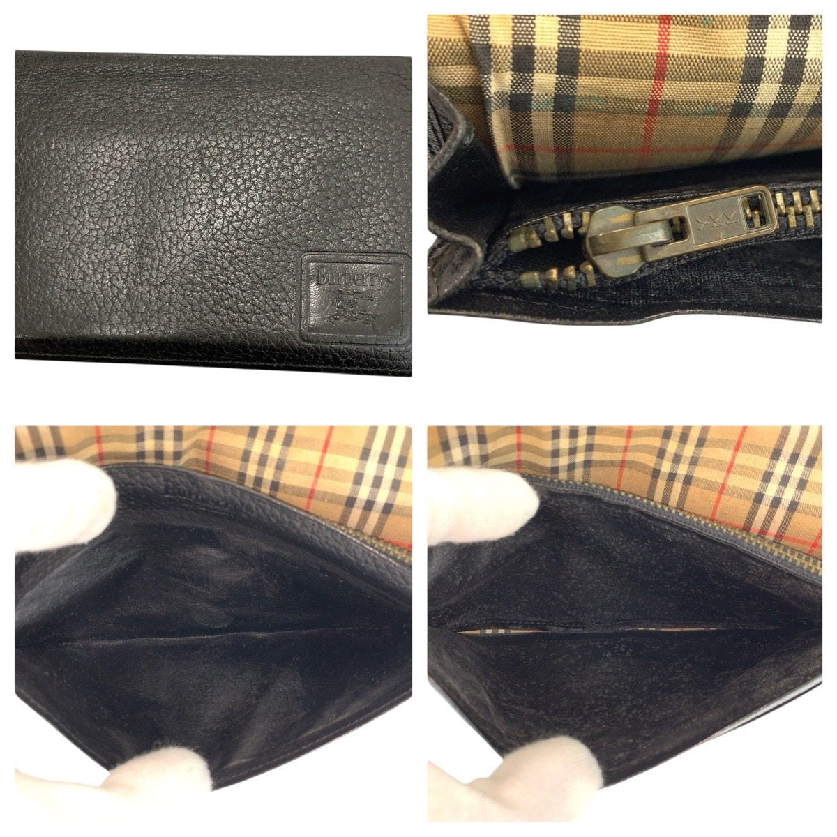 バーバリーズ レザー長財布