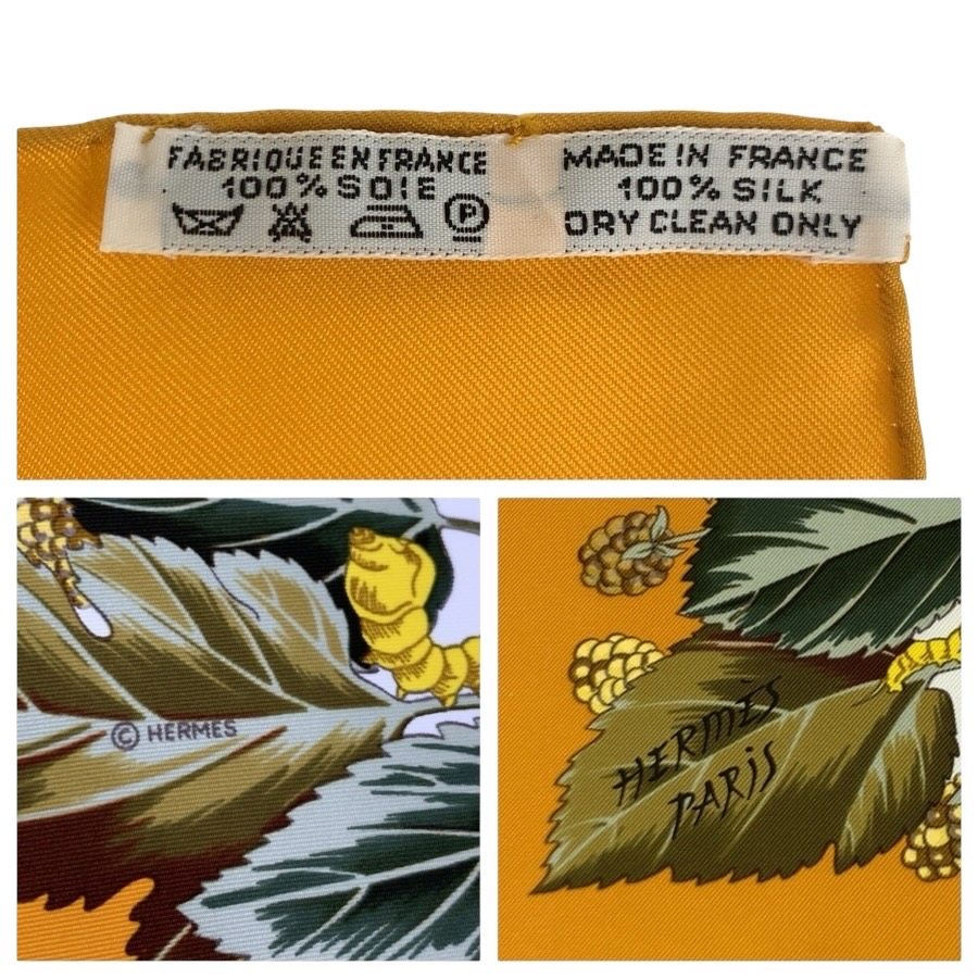 エルメス L'ARBRE de SOIE シルクスカーフ