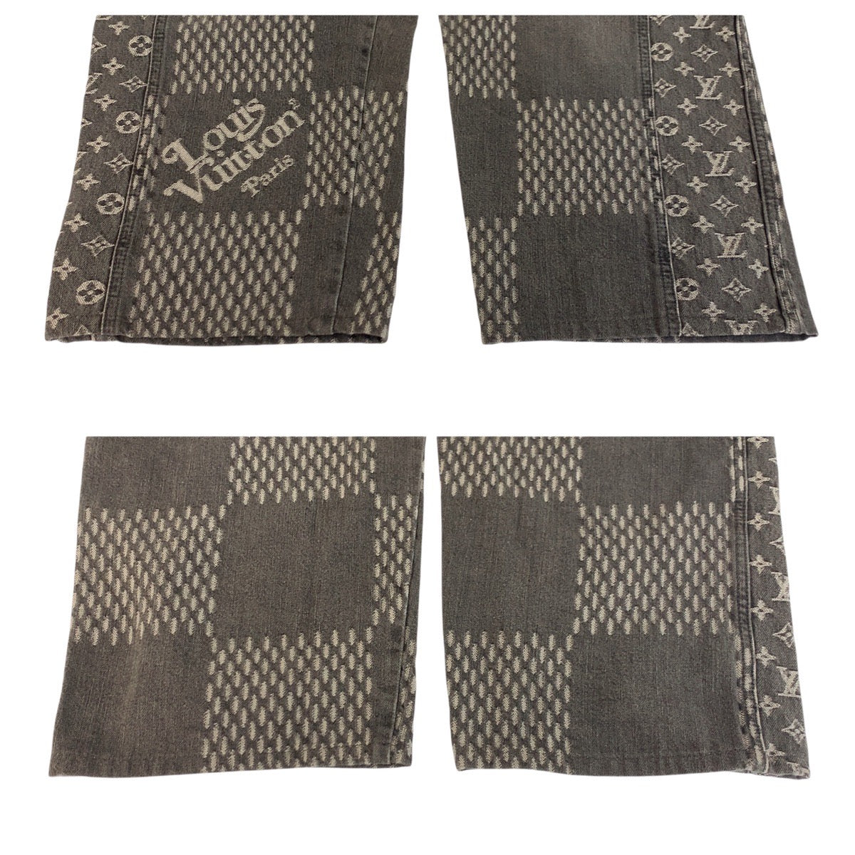 ルイヴィトン NIGO ジャイアントダミエウェーブモノグラム コットンデニムパンツ