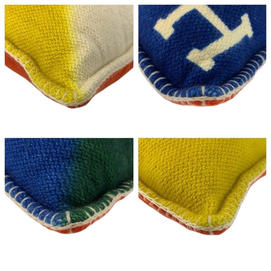 エルメス Hピタゴラス カシミア クッション