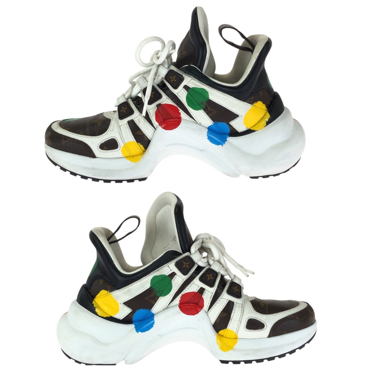 ルイヴィトン LVアークライト レザー スニーカー 限定