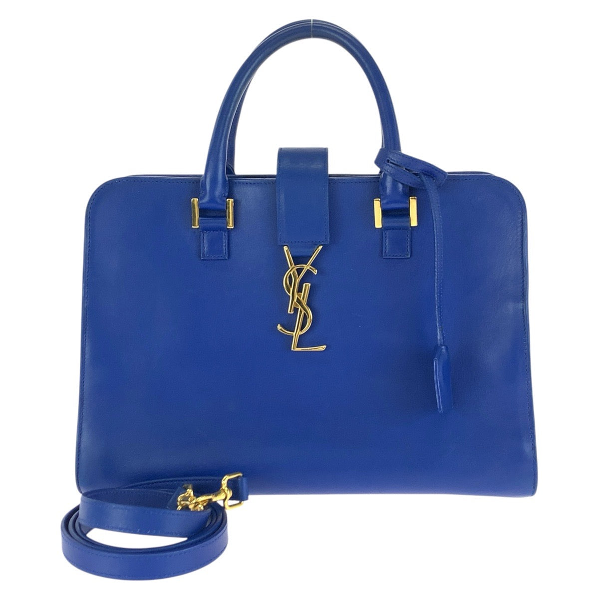 イヴサンローラン モノグラムカバス YSL 2way レザーバッグ