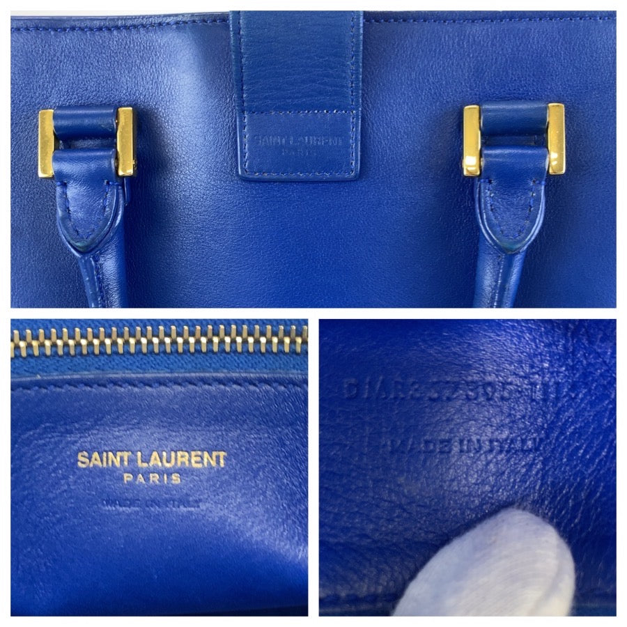 イヴサンローラン モノグラムカバス YSL 2way レザーバッグ